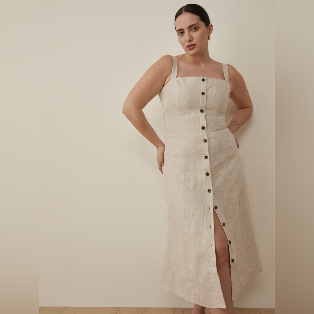 Reformation Folsom Linen Dress